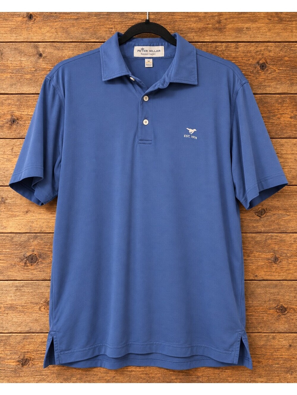 Peter Millar Summer Comfort Men's Golf Polo – Size Medium – Blue